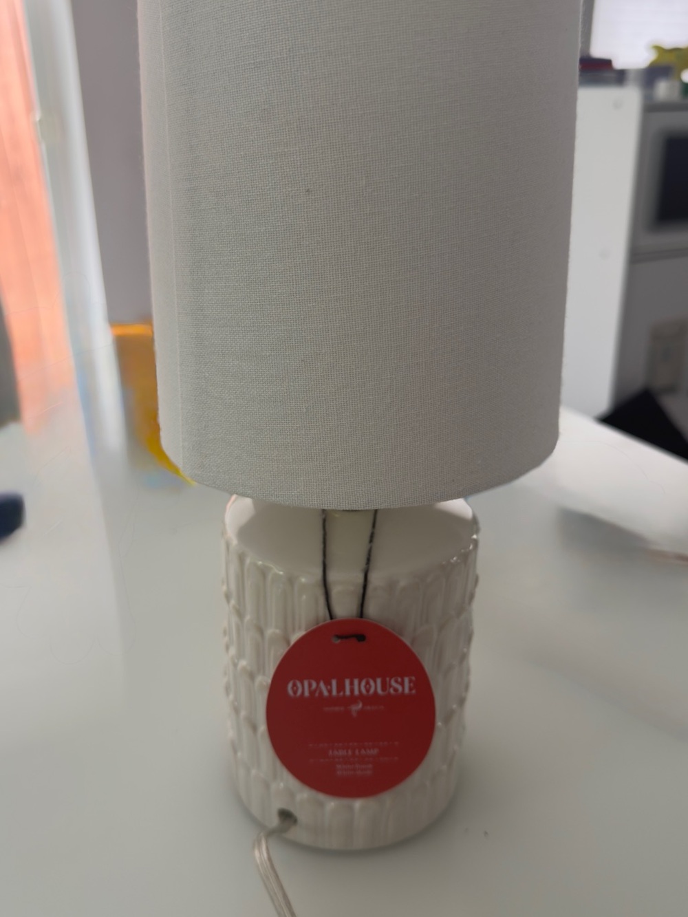 Opalhouse White Ceramic Table Lamp